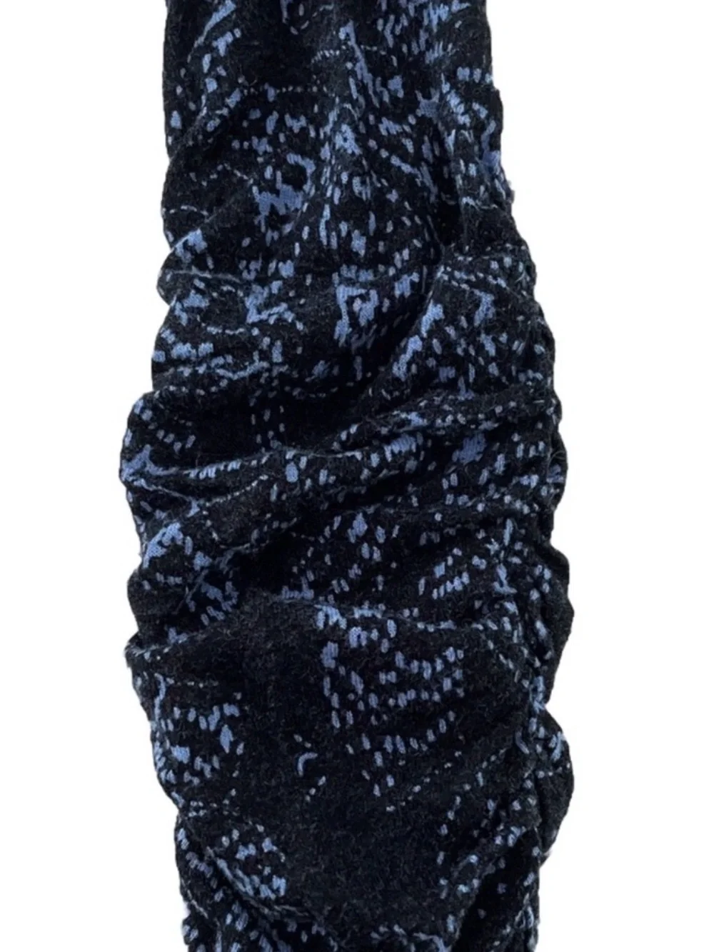 Free People High Low Split Back Top Size Small Black Blue Floral